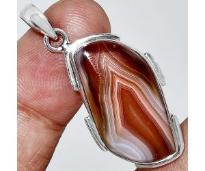 Lake Superior Agate Pendant SDP153886 P-1072, 14x27 mm