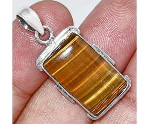 Tiger Eye Pendant SDP153888 P-1072, 12x20 mm