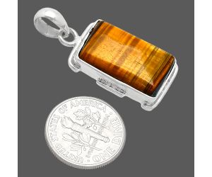 Tiger Eye Pendant SDP153888 P-1072, 12x20 mm