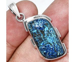 Shattuckite Pendant SDP153902 P-1072, 12x25 mm