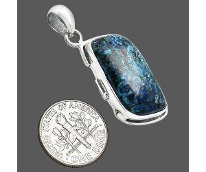 Shattuckite Pendant SDP153902 P-1072, 12x25 mm