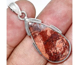 Snake Skin Jasper Pendant SDP153907 P-1072, 14x26 mm