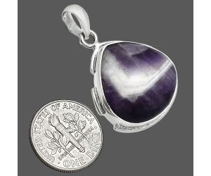 Chevron Amethyst Pendant SDP153917 P-1072, 20x21 mm