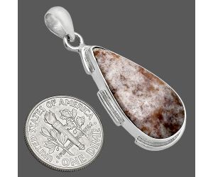 Red Moss Agate Pendant SDP153931 P-1072, 13x26 mm