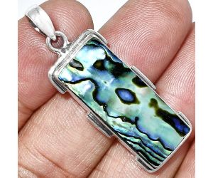 Abalone Shell Pendant SDP153956 P-1072, 12x30 mm