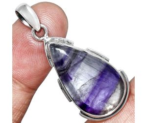 Blue John Pendant SDP153974 P-1072, 15x25 mm