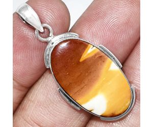 Red Mookaite Pendant SDP153979 P-1072, 14x25 mm