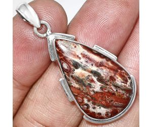 Leopard Skin Jasper Pendant SDP153988 P-1072, 16x27 mm