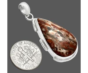 Leopard Skin Jasper Pendant SDP153988 P-1072, 16x27 mm