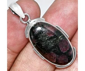 Russian Eudialyte Pendant SDP153992 P-1072, 13x23 mm