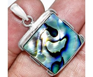 Abalone Shell Pendant SDP153995 P-1072, 19x19 mm