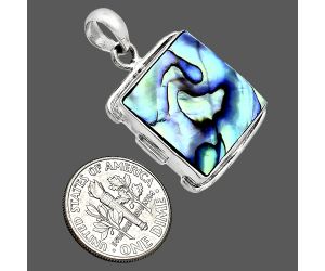 Abalone Shell Pendant SDP153995 P-1072, 19x19 mm