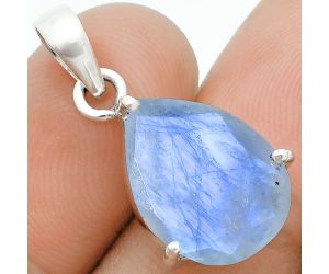 Faceted Rainbow Moonstone Pendant SDP157059 P-1013, 12x16 mm