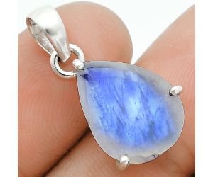 Faceted Rainbow Moonstone Pendant SDP157060 P-1013, 12x16 mm