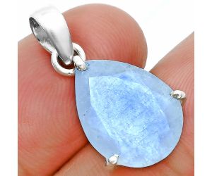 Faceted Rainbow Moonstone Pendant SDP157072 P-1013, 12x16 mm