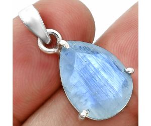 Faceted Rainbow Moonstone Pendant SDP157073 P-1013, 12x16 mm