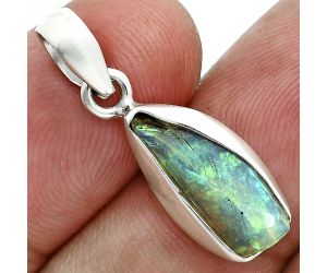 Ethiopian Opal Rough Pendant SDP157094 P-1001, 7x16 mm