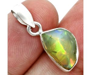 Ethiopian Opal Rough Pendant SDP157095 P-1001, 8x13 mm