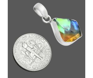 Ethiopian Opal Rough Pendant SDP157096 P-1001, 12x14 mm