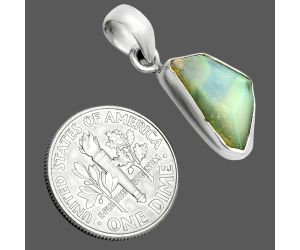 Ethiopian Opal Rough Pendant SDP157097 P-1001, 9x15 mm