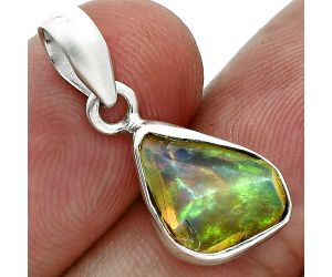 Ethiopian Opal Rough Pendant SDP157100 P-1001, 9x14 mm