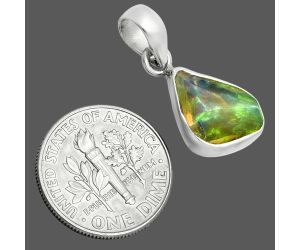 Ethiopian Opal Rough Pendant SDP157100 P-1001, 9x14 mm