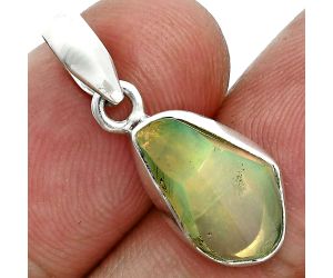 Ethiopian Opal Rough Pendant SDP157101 P-1001, 9x14 mm