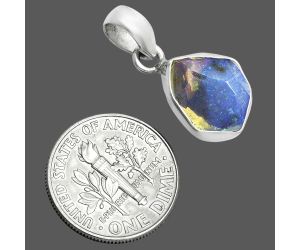 Ethiopian Opal Rough Pendant SDP157102 P-1001, 11x13 mm