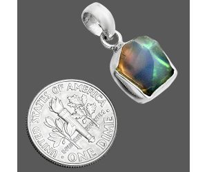 Ethiopian Opal Rough Pendant SDP157103 P-1001, 10x11 mm