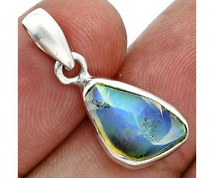 Ethiopian Opal Rough Pendant SDP157104 P-1001, 9x14 mm