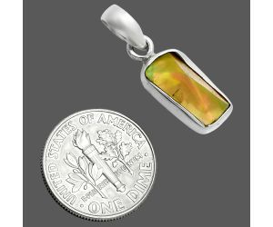 Ethiopian Opal Rough Pendant SDP157111 P-1001, 7x14 mm