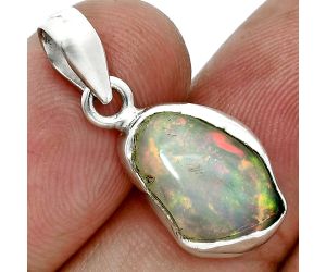 Ethiopian Opal Rough Pendant SDP157116 P-1001, 10x15 mm