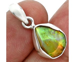 Ethiopian Opal Rough Pendant SDP157117 P-1001, 10x13 mm