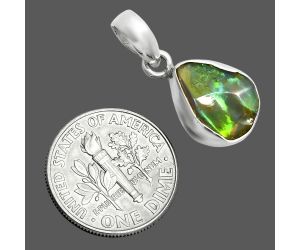 Ethiopian Opal Rough Pendant SDP157117 P-1001, 10x13 mm