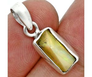 Ethiopian Opal Rough Pendant SDP157119 P-1001, 6x12 mm