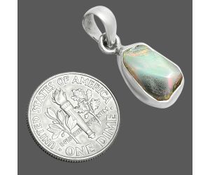 Ethiopian Opal Rough Pendant SDP157122 P-1001, 8x13 mm