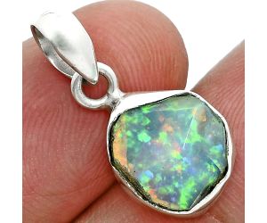 Ethiopian Opal Rough Pendant SDP157124 P-1001, 10x12 mm