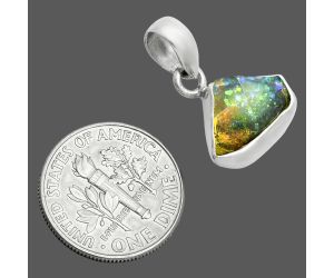 Ethiopian Opal Rough Pendant SDP157127 P-1001, 8x13 mm