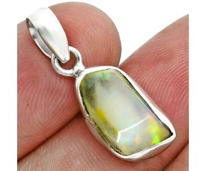 Ethiopian Opal Rough Pendant SDP157129 P-1001, 8x15 mm