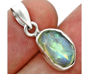 Ethiopian Opal Rough Pendant SDP157130 P-1001, 8x13 mm