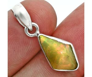 Ethiopian Opal Rough Pendant SDP157131 P-1001, 8x14 mm