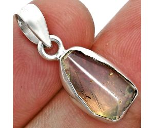 Ethiopian Opal Rough Pendant SDP157133 P-1001, 8x14 mm