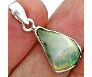 Ethiopian Opal Rough Pendant SDP157137 P-1001, 11x17 mm