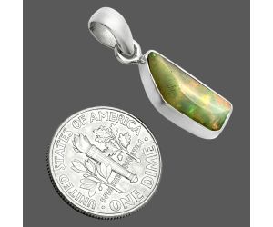 Ethiopian Opal Rough Pendant SDP157138 P-1001, 7x16 mm