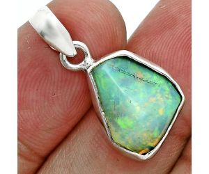 Ethiopian Opal Rough Pendant SDP157142 P-1001, 12x15 mm