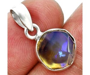 Ethiopian Opal Rough Pendant SDP157145 P-1001, 11x11 mm