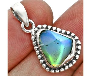 Ethiopian Opal Rough Pendant SDP157151 P-1052, 11x13 mm