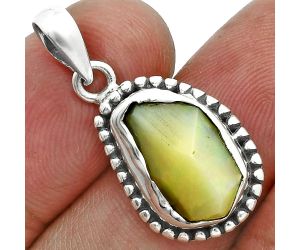 Ethiopian Opal Rough Pendant SDP157153 P-1052, 8x14 mm