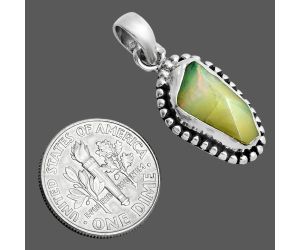 Ethiopian Opal Rough Pendant SDP157155 P-1052, 8x15 mm