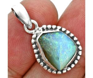 Ethiopian Opal Rough Pendant SDP157157 P-1052, 10x12 mm